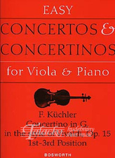 Concertino in G, Op. 15 in the Style of Vivaldi for Viola and Piano